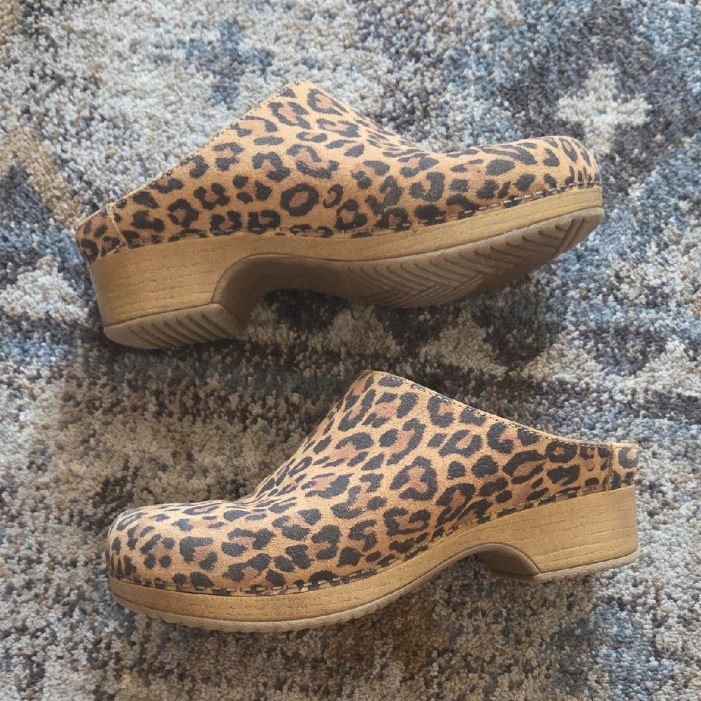 Dansko Leopard Clogs - image 2
